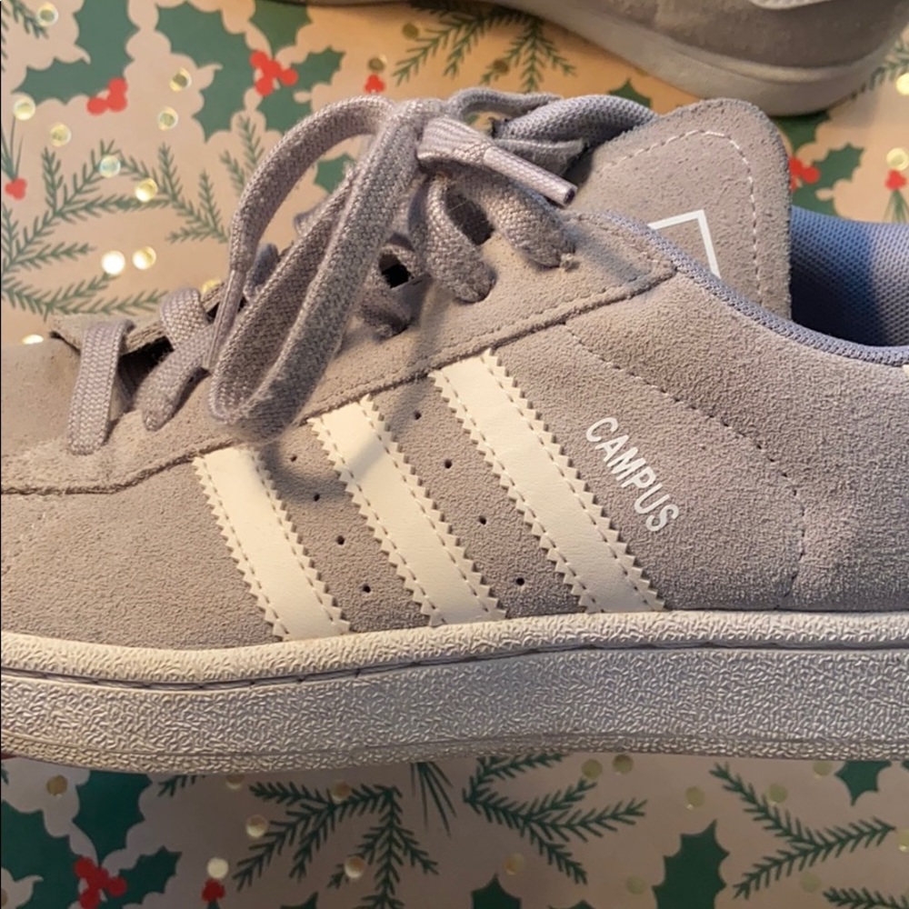 Adidas Campus Suede Grey Sneakers Mens US 7.5